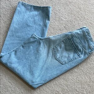 Uniqlo Wide Leg Blue Jeans